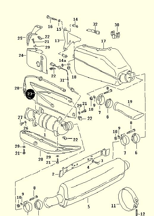 #12919 - 964 uitlaat
