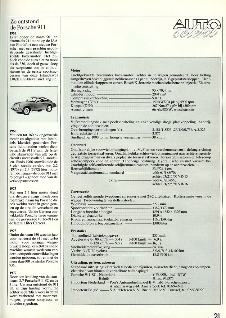 #15207 - Autoselekt 1981 ][ haalt de 911 1986?