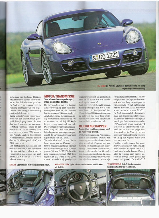 #22083 - Porsche Cayman vs. Audi TT 3.2 Quattro