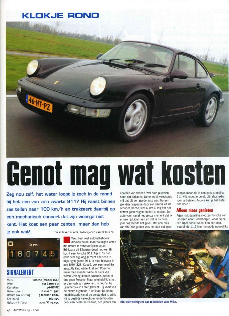 #2620 - Artikel in Autoweek over Klokje rond #2620 - Artikel in Autoweek over Klokje rond