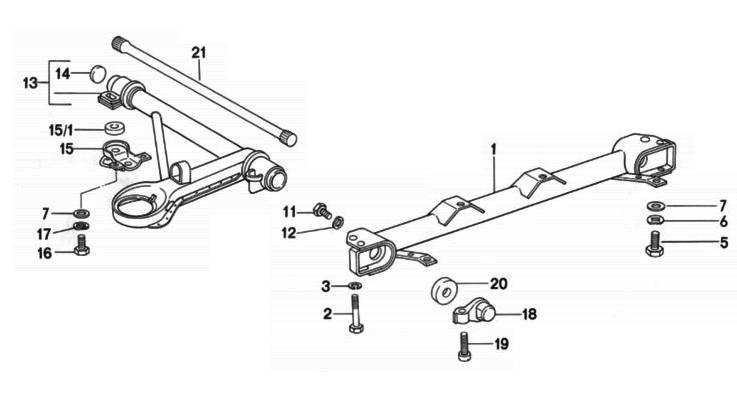 #30967 - voorwielophanging 911 t/m '89