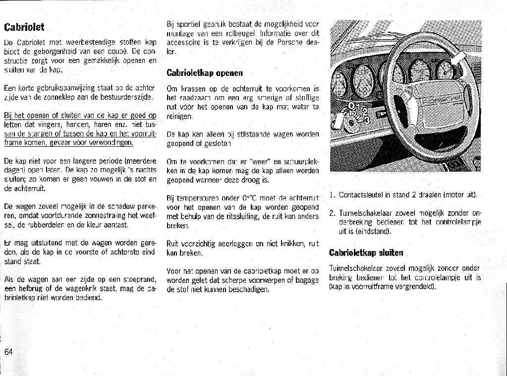 #31016 - Instructieboekje 964 cabriodeel