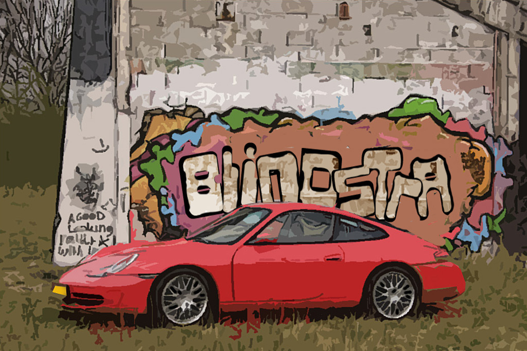 #34785 - Blindstra Cartoonized! & Grafitized!