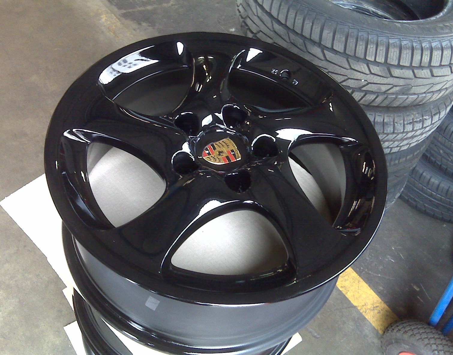 #47866 - 18 inch Turbo II wielen zwart