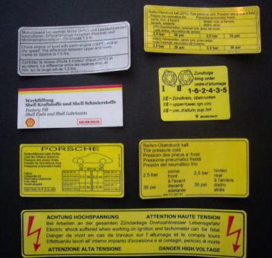 #53803 - Motorruimte Stickers 964
