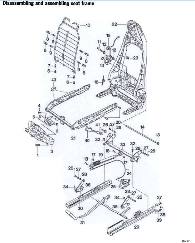 #61351 - assemblage stoel 986 996