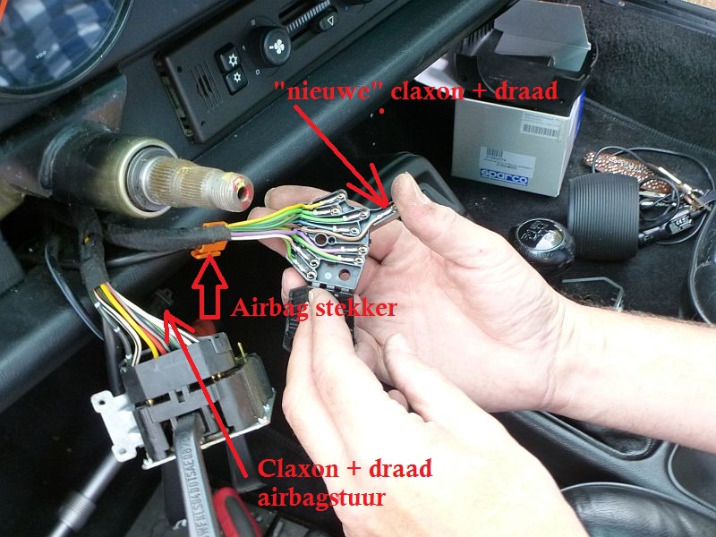 #62471 - Airbagstuur omwisselen voor Non Airbagstuur 964 -(993)