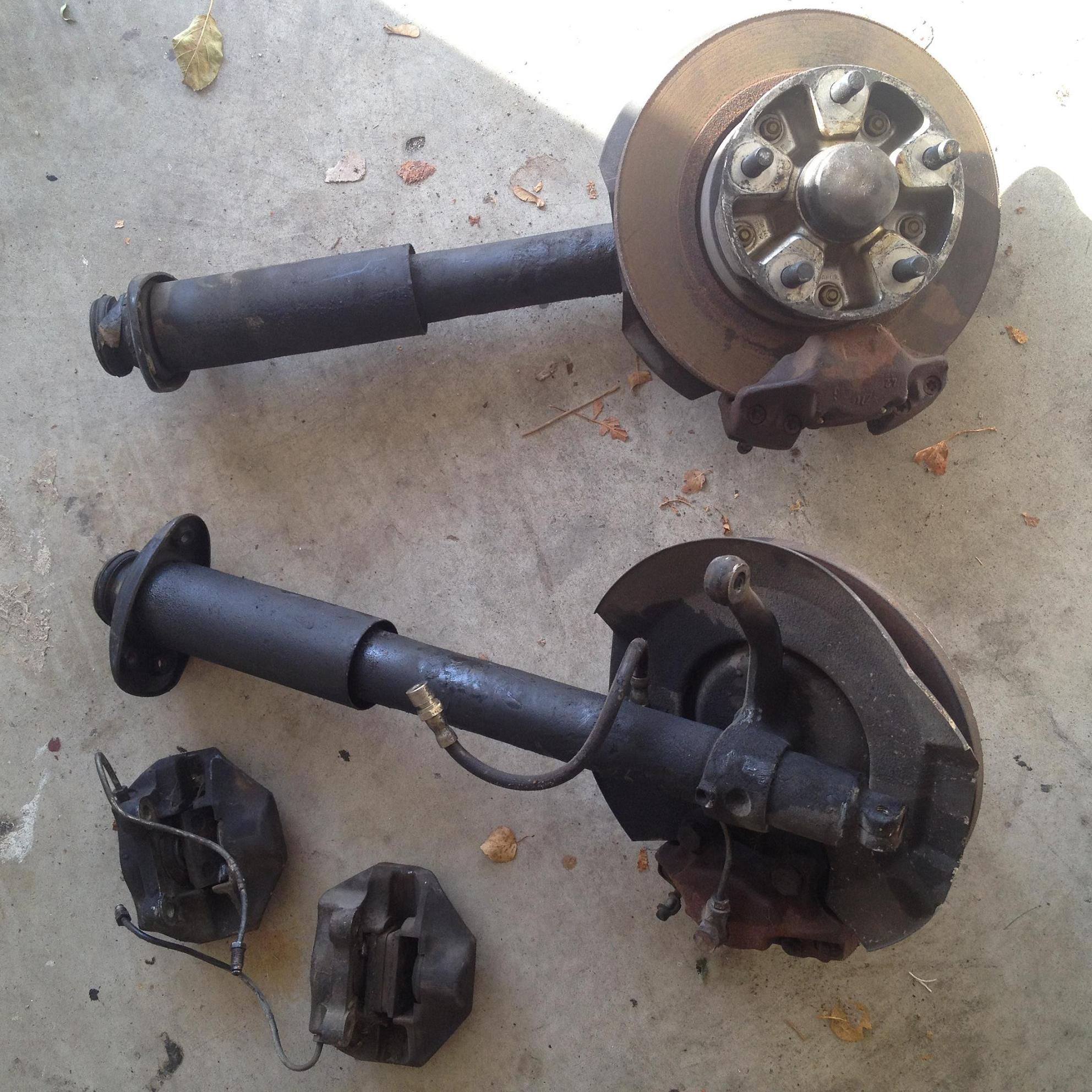 #62999 - voorpoten met remmen en achterremmen 1969 912