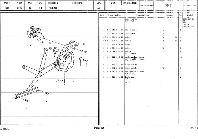 #65143 - Raammechanisme PET 964