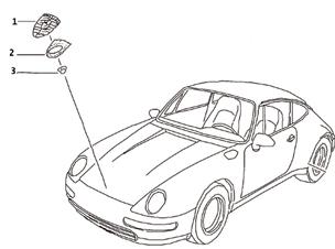 #6595 - porsche badge