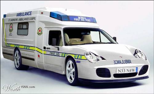 #9544 - Porsche ambulance